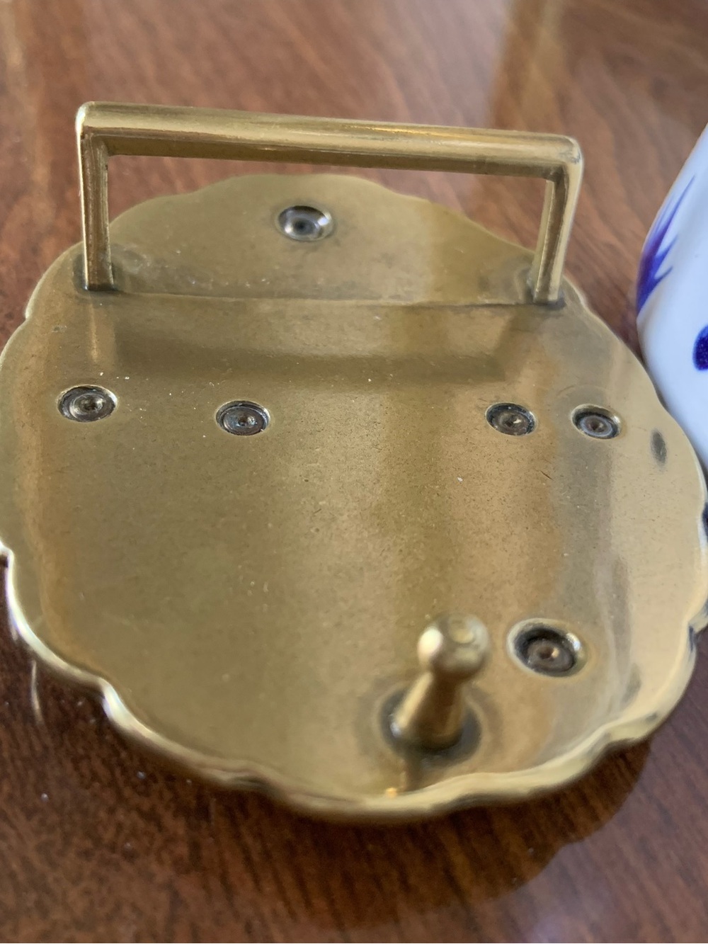 Ralph Lauren Brass-Tone RL Belt Buckle Accent - Picture 3 of 4